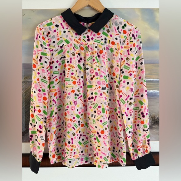 kate spade Tops - Kate Spade New York x Darcel Shelley NYC Silk Blouse